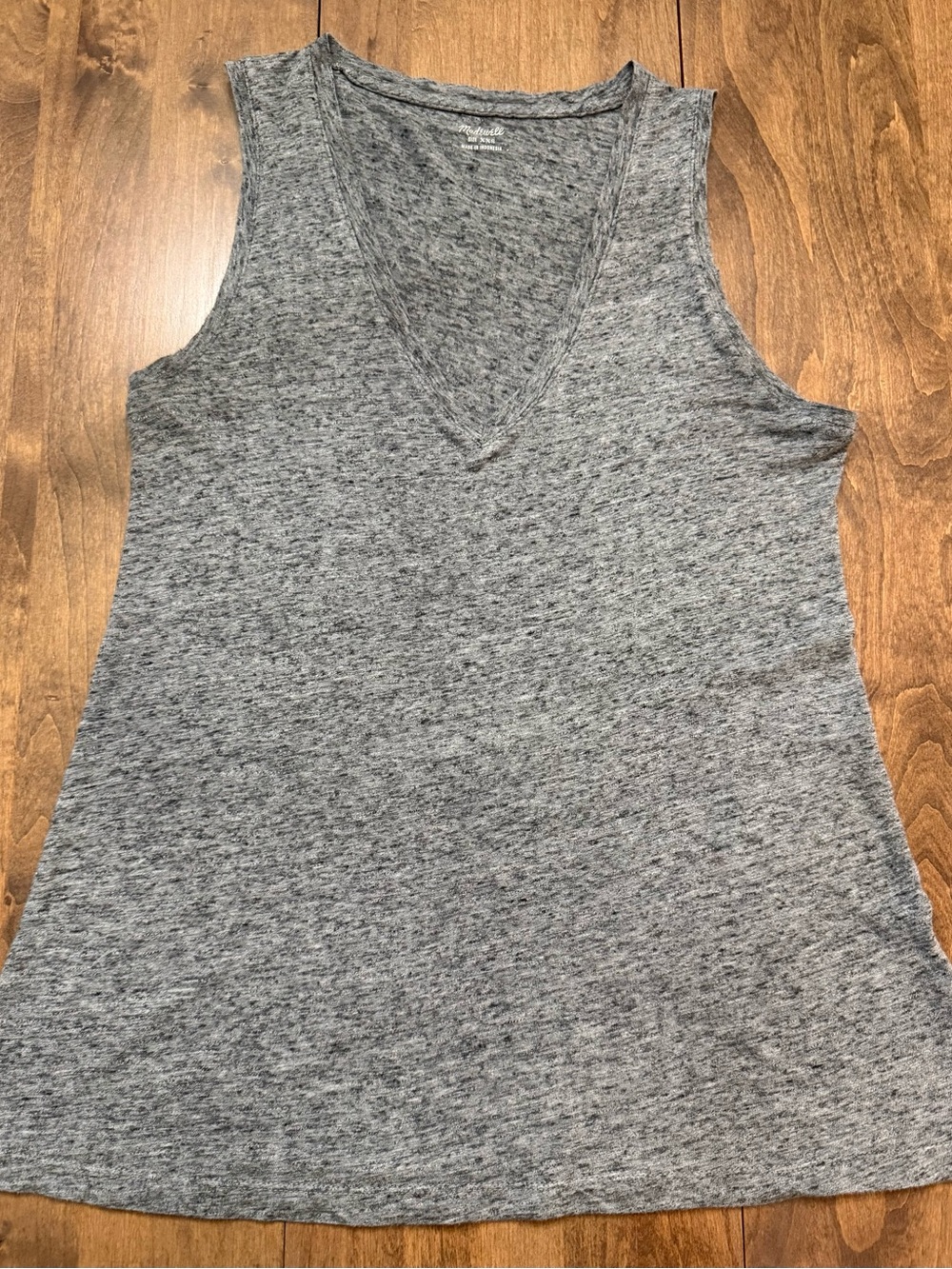 Madewell Whisper Cotton V-Neck Tank Top
